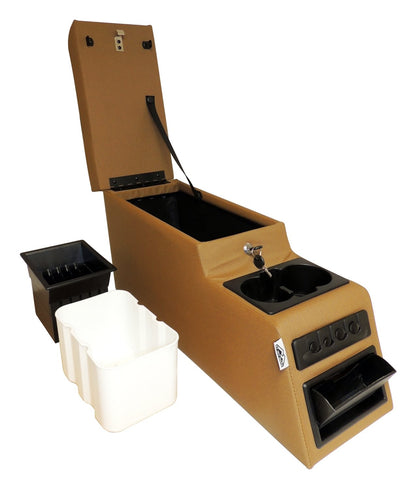 Locking Center Console 1987-1995 YJ Wrangler 4 Cup Holders A Cooler Insert and a Removable Storage Insert Spice RT Off Road-2