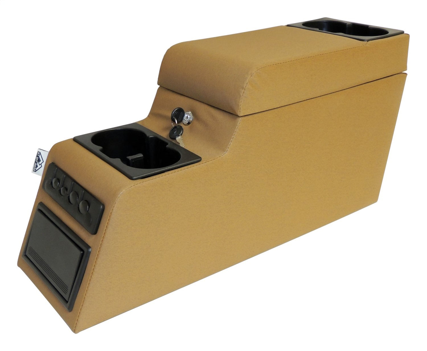 Locking Center Console 1987-1995 YJ Wrangler 4 Cup Holders A Cooler Insert and a Removable Storage Insert Spice RT Off Road-4