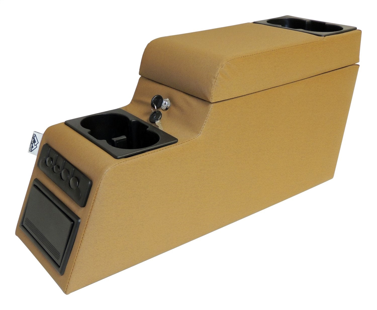 Locking Center Console 1987-1995 YJ Wrangler 4 Cup Holders A Cooler Insert and a Removable Storage Insert Spice RT Off Road-4