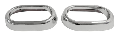 Door Handle Accents for 07-10 Jeep JK Wrangler, Set of 2, Plastic, Chrome Finish RT Off Road