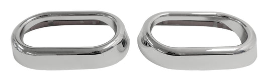 Door Handle Accents for 07-10 Jeep JK Wrangler, Set of 2, Plastic, Chrome Finish RT Off Road