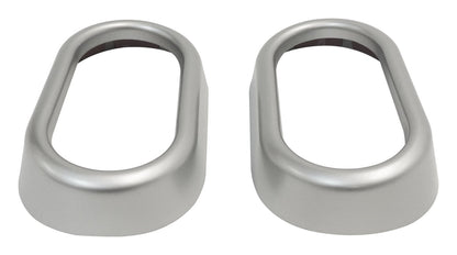Door Handle Accents for 07-10 Jeep JK Wrangler, Set of 2, Plastic, Silver RT Off Road