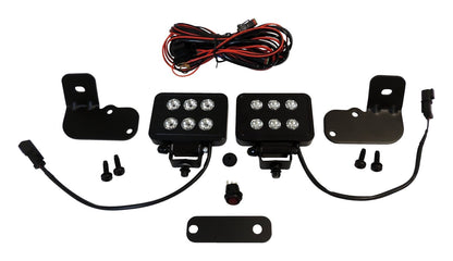 LED Block Lamp Kit for 2007-2018 Jeep JK Wrangler, Made in the USA RT Off Road-1