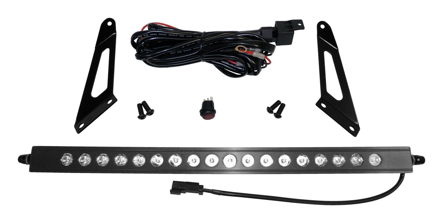 20 inch LED Light Bar With Hood Bracket Kit for 2007-2018 Jeep JK Wrangler RT Off Road-3
