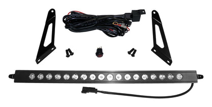 20 inch LED Light Bar With Hood Bracket Kit for 2007-2018 Jeep JK Wrangler RT Off Road-3