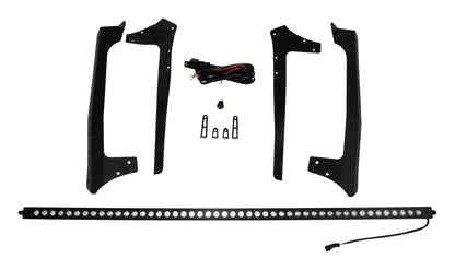 50 inch LED Light Bar With Hood Bracket Kit for 2007-2018 Jeep JK Wrangler RT Off Road-2