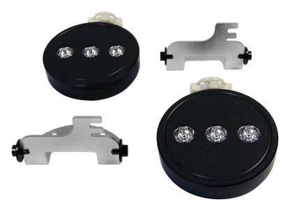 LED Fog Lamp Kit with H16 Connector for 10-18 Jeep JK Wrangler w/ Plastic Bumper RT Off Road-1