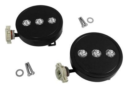 LED Fog Lamp Kit with H16 Connector for 2010-2018 Jeep JK Wrangler RT Off Road