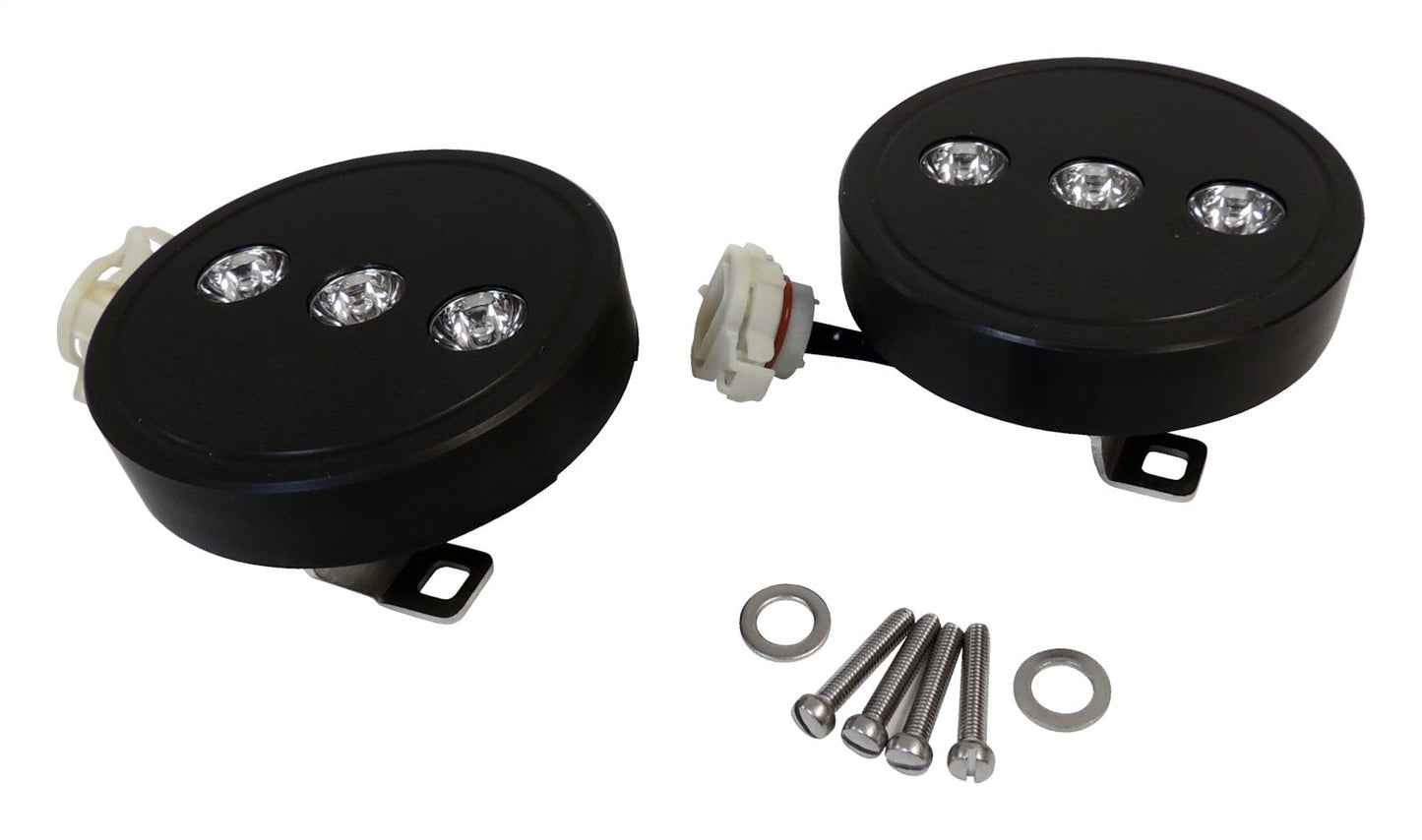 LED Fog Lamp Kit with H16 Connector for 2010-2018 Jeep JK Wrangler RT Off Road-1