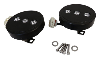 LED Fog Lamp Kit with H16 Connector for 2010-2018 Jeep JK Wrangler RT Off Road-1