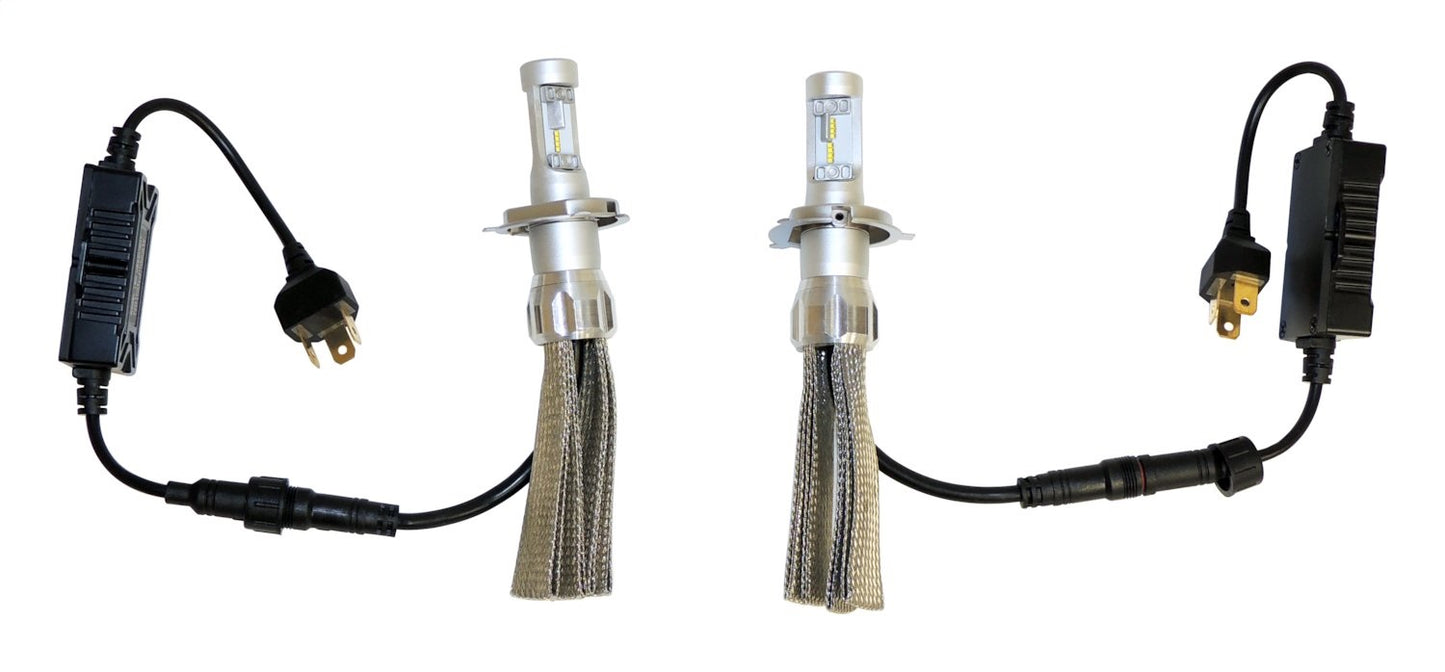 Tail Light Bulb 1997-2006 TJ Wrangler w/Halogen Lamp Conversion H4 Includes 2 Lights Installs In Place of OEM Headlamp Bulbs RT Off Road