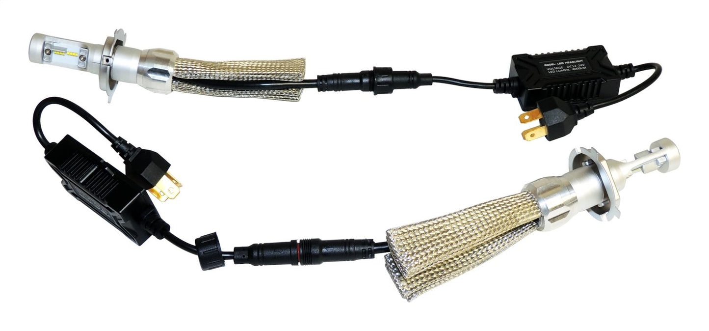 Tail Light Bulb 1997-2006 TJ Wrangler w/Halogen Lamp Conversion H4 Includes 2 Lights Installs In Place of OEM Headlamp Bulbs RT Off Road-2