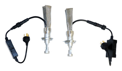 Tail Light Bulb 1997-2006 TJ Wrangler w/Halogen Lamp Conversion H4 Includes 2 Lights Installs In Place of OEM Headlamp Bulbs RT Off Road-4