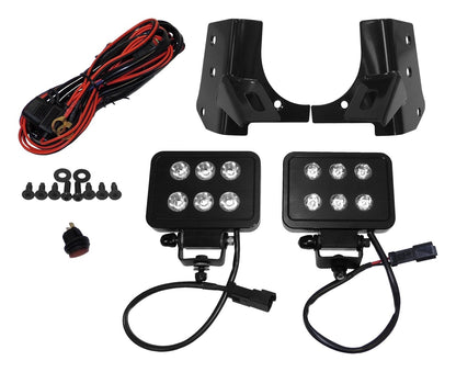 - Light 1997-2006 TJ Wrangler 2 Lamps/Windshield Light Mount/Wiring Harness/Windshield Mounted Lights/Relay/Switch/Hardware RT Off Road
