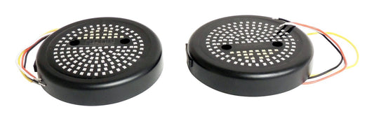 5 inch Round LED Tail Light Kit for Jeep CJ-5, CJ-6, CJ-7, CJ-8 and YJ, TJ Wranglers RT Off Road-1