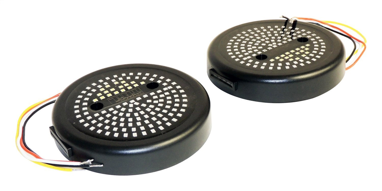 5 inch Round LED Tail Light Kit for Jeep CJ-5, CJ-6, CJ-7, CJ-8 and YJ, TJ Wranglers RT Off Road-2