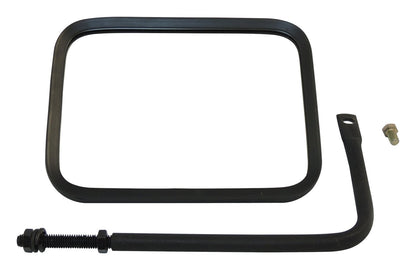 (1) Left or Right Black Textured Trail Mirror for 76-18 Jeep CJs, YJ, TJ, JK, JL RT Off Road