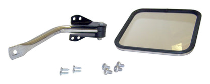 Chrome Arm & Mirror Kit for 1955-1986 CJ-5, CJ-6, CJ-7, CJ-8 Left (Driver) Side RT Off Road