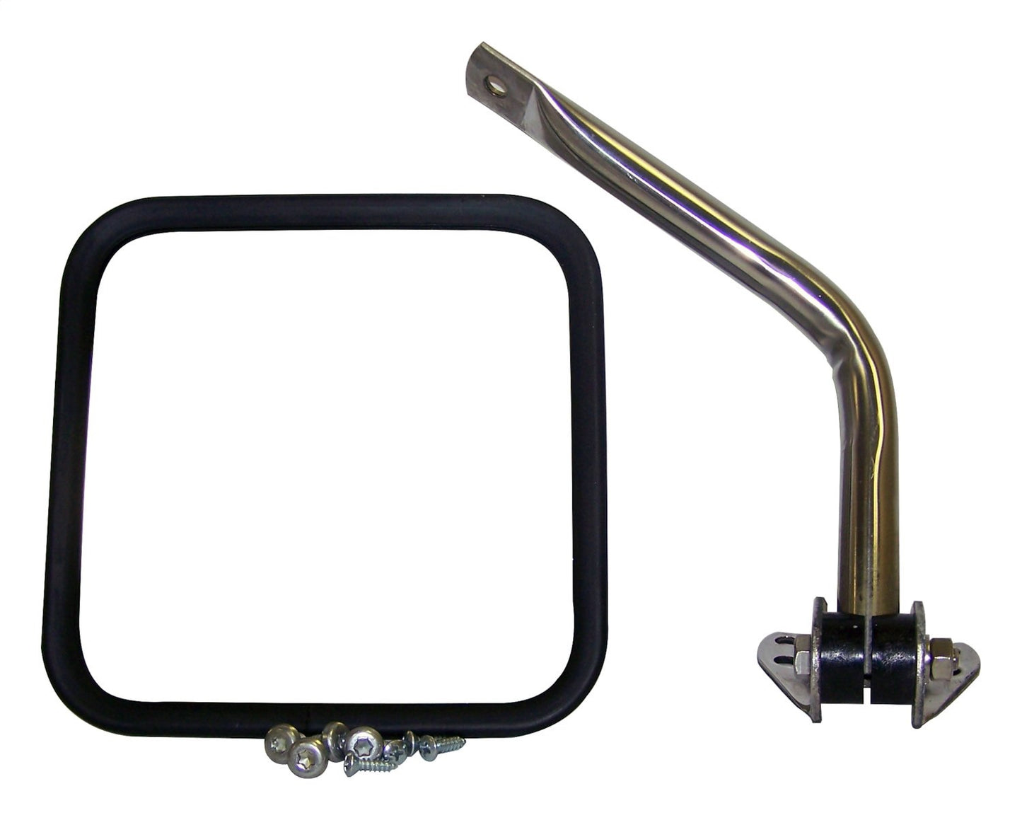 Chrome Arm & Mirror Kit for 55-86 CJ-5, CJ-6, CJ-7, CJ-8 Right (Passenger) Side RT Off Road