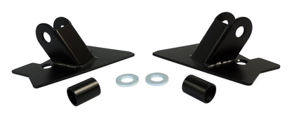 Mirror Relocation Bracket Set, Left & Right, Black RT Off Road
