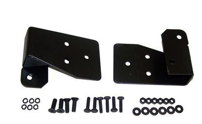 Black Mirror Relocation Brackets for 03-06 Jeep TJ Wrangler RT Off Road
