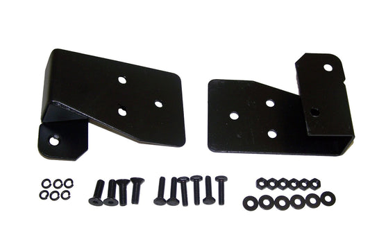 Black Mirror Relocation Brackets for 03-06 Jeep TJ Wrangler RT Off Road