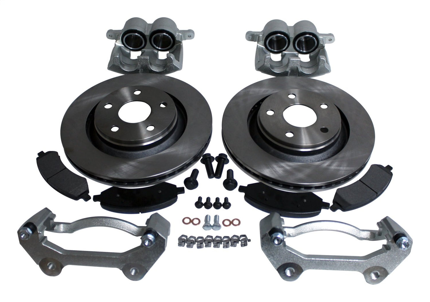 Jeep JK Wrangler Front Big Brake Kit w/ Vented Rotors & Dual Piston Calipers RT Off Road-1