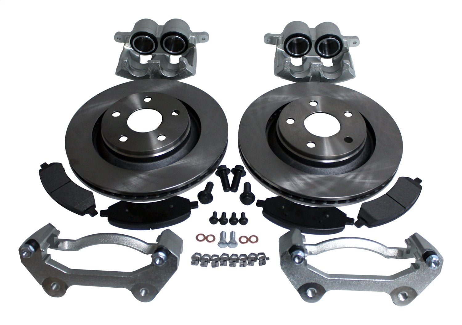 Jeep JK Wrangler Front Big Brake Kit w/ Vented Rotors & Dual Piston Calipers RT Off Road-1