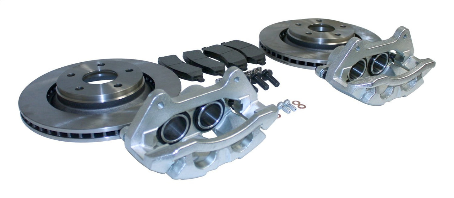 Jeep JK Wrangler Front Big Brake Kit w/ Vented Rotors & Dual Piston Calipers RT Off Road-2