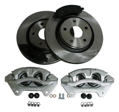 Jeep JK Wrangler Front Big Brake Kit w/ Vented Rotors & Dual Piston Calipers RT Off Road-3