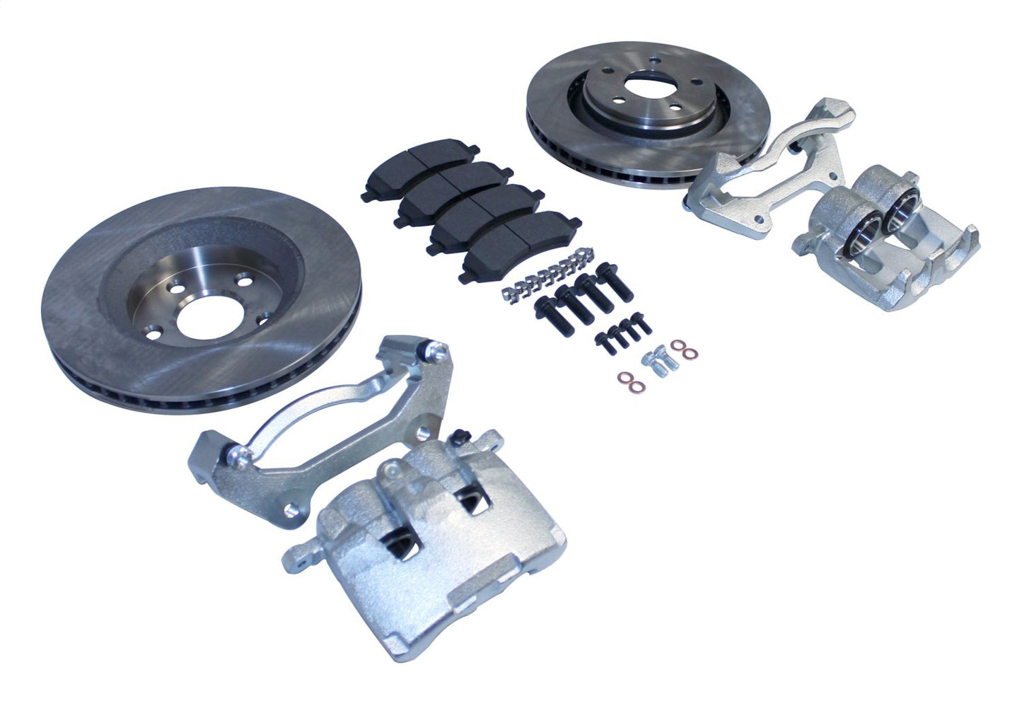 Jeep JK Wrangler Front Big Brake Kit w/ Vented Rotors & Dual Piston Calipers RT Off Road-4