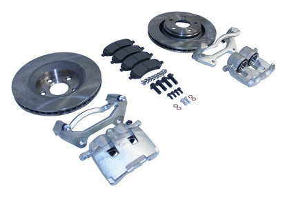 Jeep JK Wrangler Front Big Brake Kit w/ Vented Rotors & Dual Piston Calipers RT Off Road-4