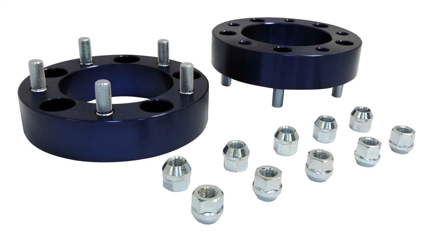 1.5 inch Wide Blue Anodized Wheel Spacer Set for 76-86 Jeep CJ-5, CJ-7, CJ-8 RT Off Road