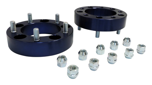 1.5 inch Wide Blue Anodized Wheel Spacer Set for 76-86 Jeep CJ-5, CJ-7, CJ-8 RT Off Road