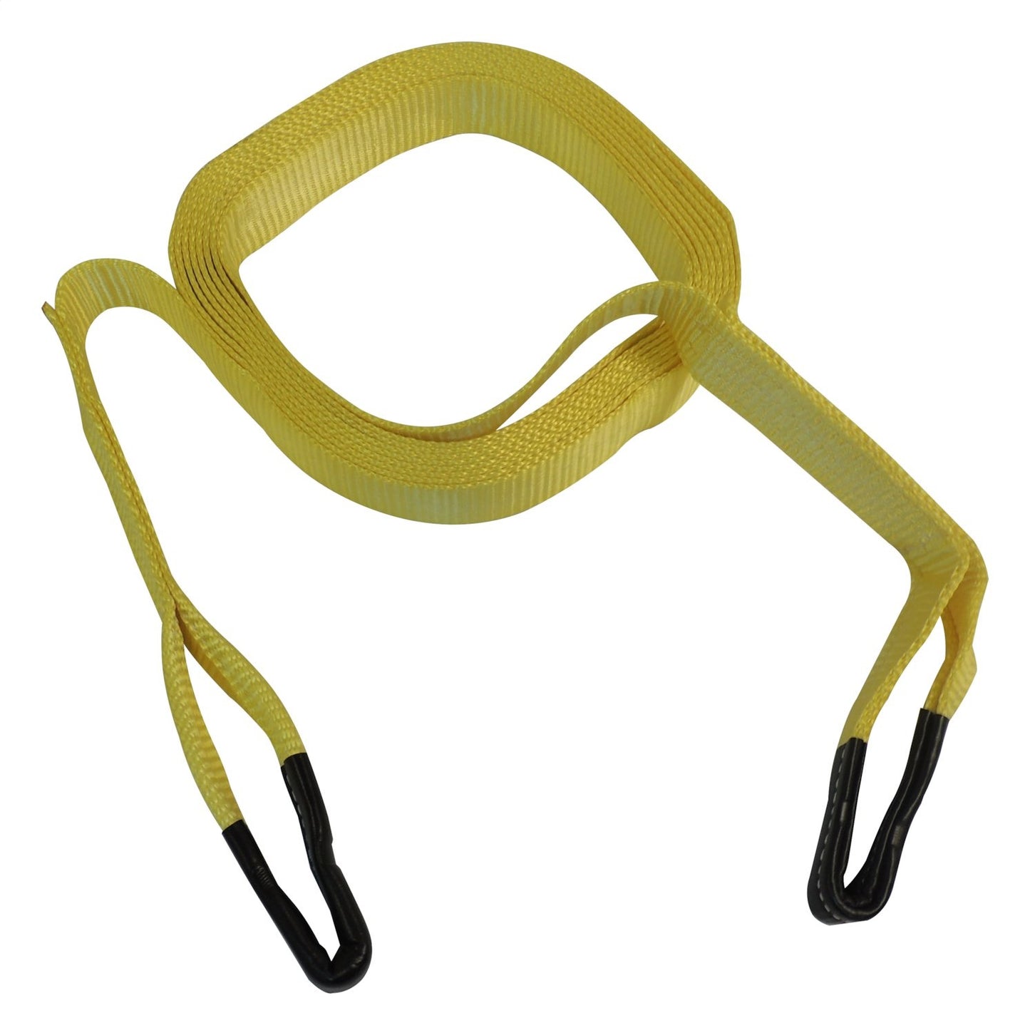 Tow Strap High Visibility Yellow Nylon Measures 2 inch x 30 inch RT Off Road
