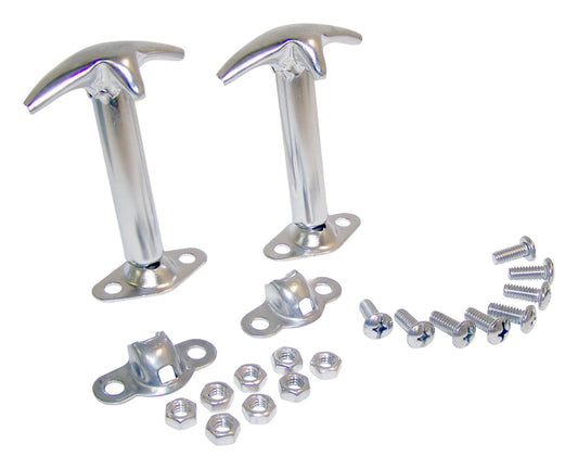 Stainless Steel Hood Catch Kit, Left & Right RT Off Road