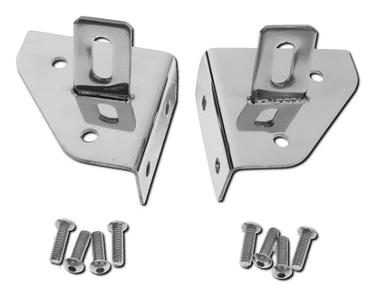 Windshield Hinge Light Bracket 1987-1995 YJ Wrangler Stainless Steel RT Off Road