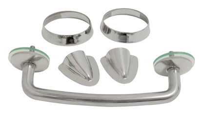 Windshield Tie Down Kit 1997-2006 TJ Wrangler Stainless Steel RT Off Road