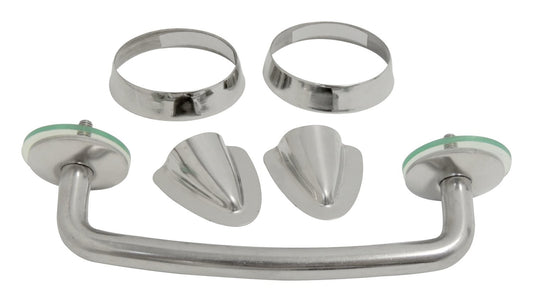 Windshield Tie Down Kit 1997-2006 TJ Wrangler Stainless Steel RT Off Road