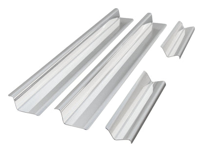 4-Piece Stainless Steel Entry Guard Set for 2007-2018 JK Wrangler w/ 4 Doors RT Off Road