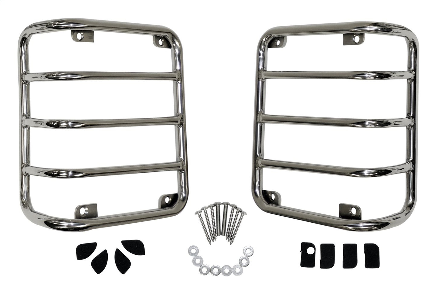 Tail Light Guard 2007-2018 JK Wrangler Stainless Steel RT Off Road