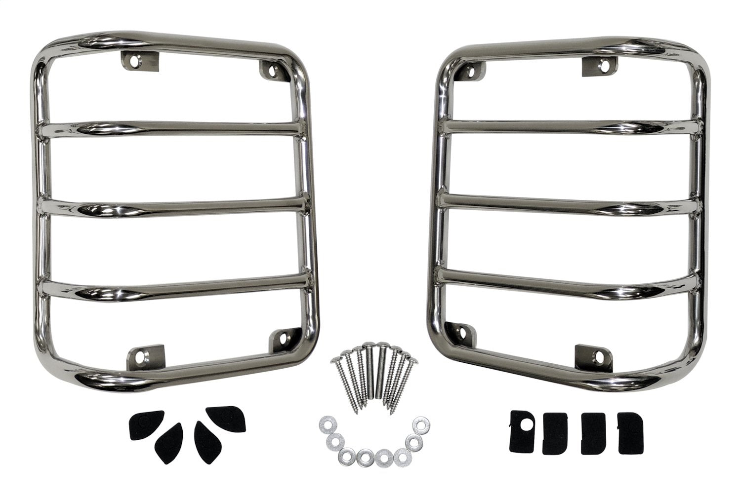 Tail Light Guard 2007-2018 JK Wrangler Stainless Steel RT Off Road