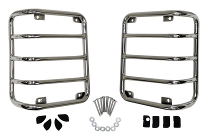 Tail Light Guard 2007-2018 JK Wrangler Stainless Steel RT Off Road