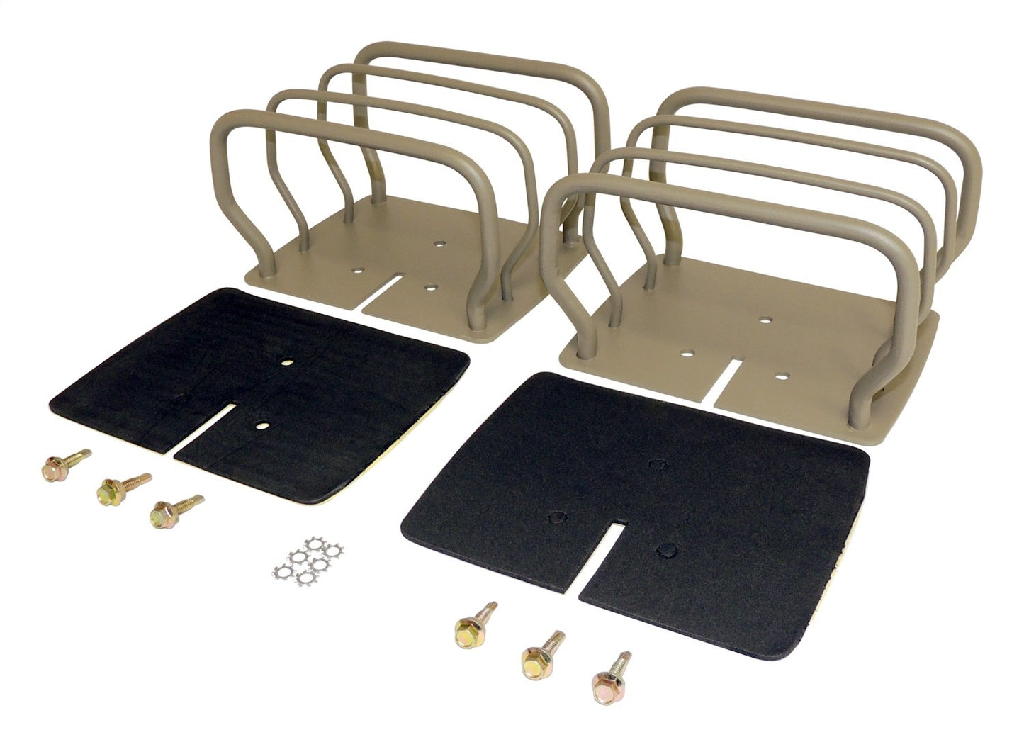 Titanium Finish Euro Tail Lamp Guard Set for 76-86 CJ-7, CJ-8, YJ, TJ Wranglers RT Off Road-3