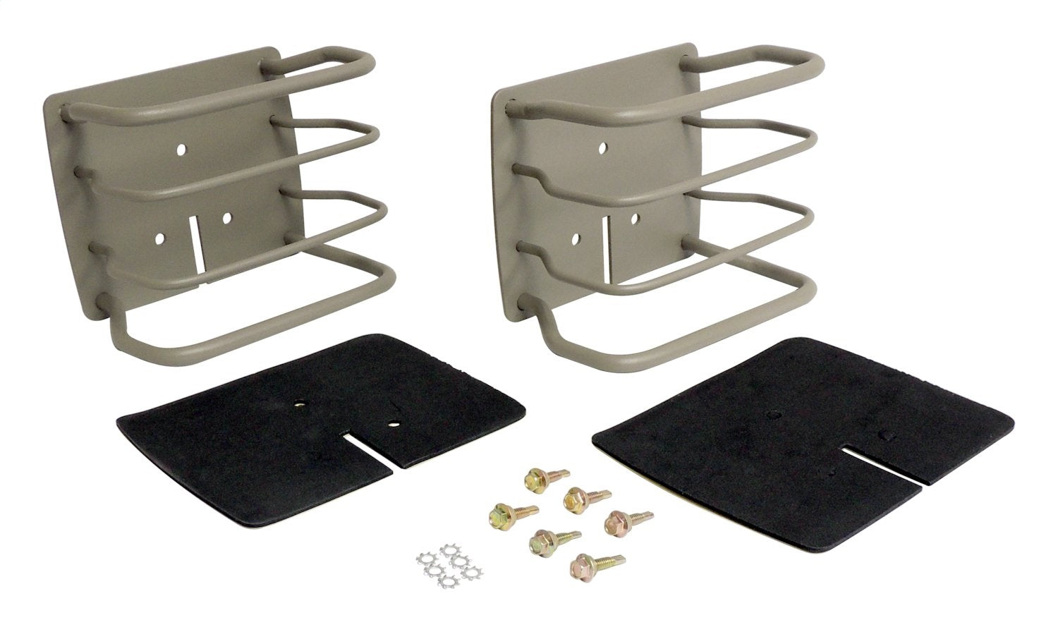 Titanium Finish Euro Tail Lamp Guard Set for 76-86 CJ-7, CJ-8, YJ, TJ Wranglers RT Off Road-4
