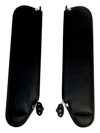 Windshield Visor 1997-2002 TJ Wrangler 2 Black Sun Visors RT Off Road-3