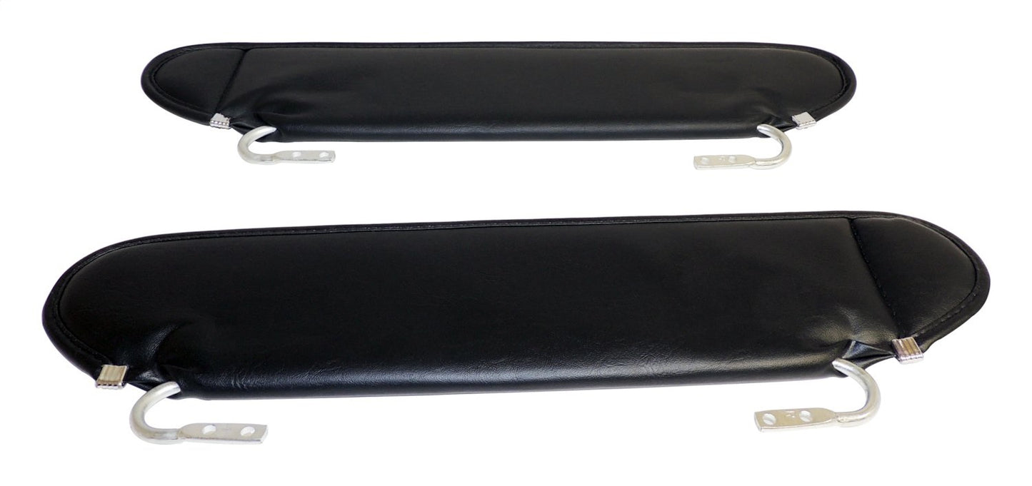 Windshield Visor 1987-1995 YJ Wrangler 2 Black Sun Visors Mounts w/Original Hardware RT Off Road-2