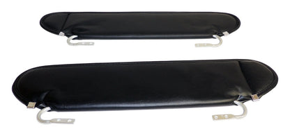Windshield Visor 1987-1995 YJ Wrangler 2 Black Sun Visors Mounts w/Original Hardware RT Off Road-2
