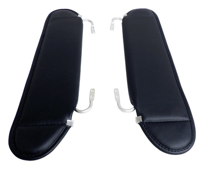 Windshield Visor 1987-1995 YJ Wrangler 2 Black Sun Visors Mounts w/Original Hardware RT Off Road-4