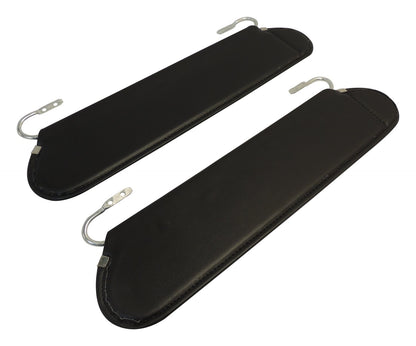 Black Sun Visor Set for 1972-1986 Jeep CJ-5, CJ-6, CJ-7 and CJ-8 Set of 2 RT Off Road